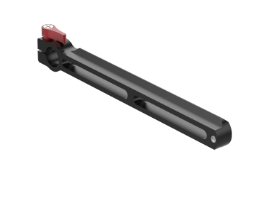 Single sided NATO rail with single 15 mm (200 mm)